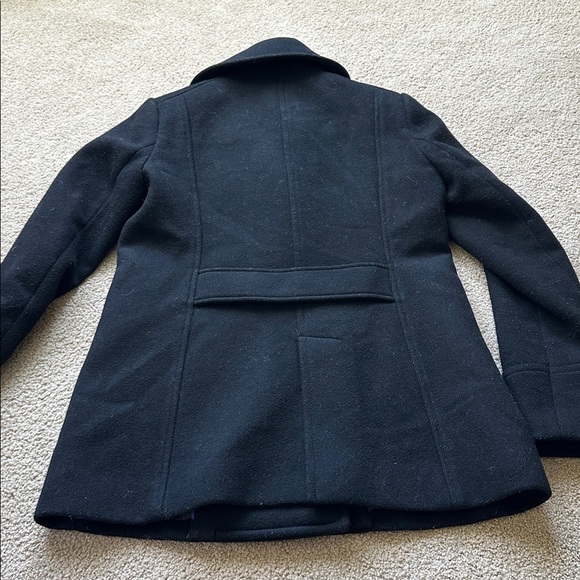 J. crew wool blend coat with gold buttons - Picture 9 of 10